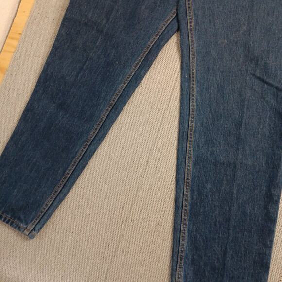 Levis 550 Vintage Jeans Womens 14M 33X31 Blue Relaxed Tapered High Western Y2K - Picture 5 of 15